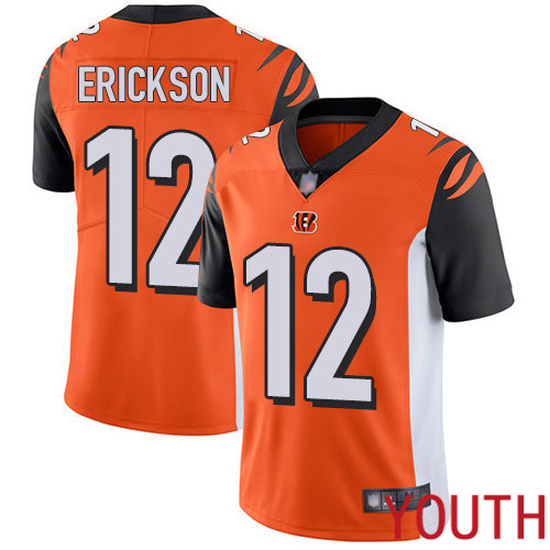 Cincinnati Bengals Limited Orange Youth Alex Erickson Alternate Jersey NFL Footballl #12 Vapor Untouchable->cincinnati bengals->NFL Jersey